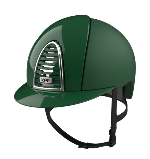 KEP Italia KEP ITALIA CROMO 2.0 TEXTILE EQUESTRIAN HELMET POLISH DARK GREEN