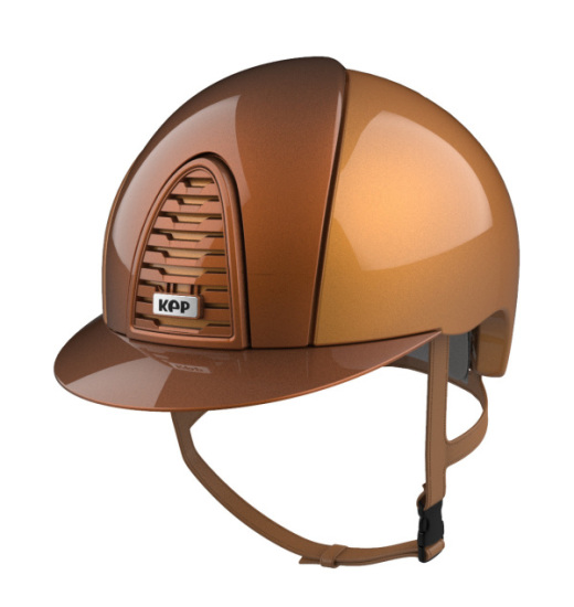 KEP Italia KEP ITALIA CROMO 2.0 METAL KASK JEŹDZIECKI KARMELOWY