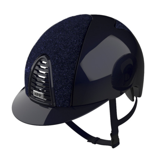 KEP Italia KEP ITALIA CROMO 2.0 POLISH EQUESTRIAN HELMET GLITTER NAVY