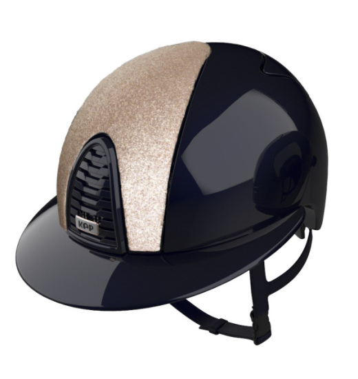 KEP Italia KEP ITALIA CROMO 2.0 POLISH KASK JEŹDZIECKI PINK STAR GRANATOWY