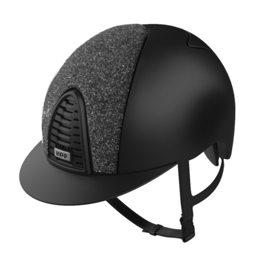 KEP Italia KEP ITALIA CROMO 2.0 TEXTILE KASK JEŹDZIECKI STAR CZARNY