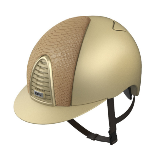 KEP Italia KEP ITALIA CROMO 2.0 PYTHON EQUESTRIAN HELMET BEIGE