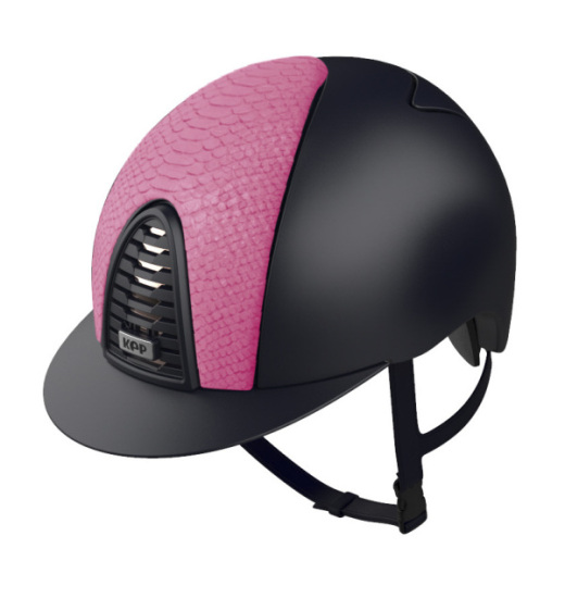 KEP Italia KEP ITALIA CROMO 2.0 PYTHON EQUESTRIAN HELMET PINK NAVY