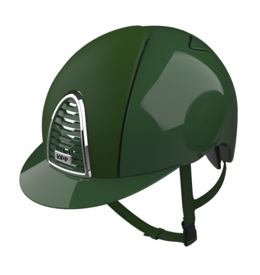 KEP Italia KEP ITALIA CROMO 2.0 LEATHER KASK JEŹDZIECKI ZIELONY