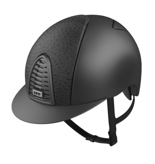 KEP Italia KEP ITALIA CROMO 2.0 LEATHER KASK JEŹDZIECKI OSTRICH SZARY