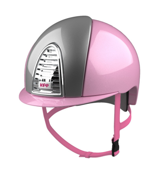 KEP Italia KEP ITALIA CROMO 2.0 XC CROSS EQUESTRIAN HELMET METAL PINK / GREY