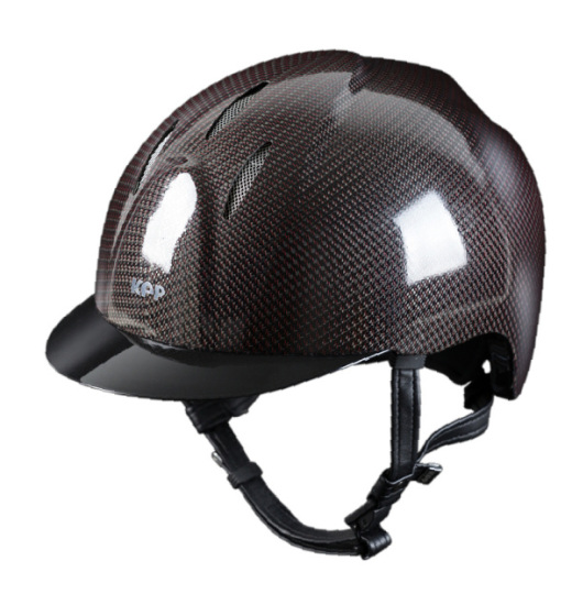 KEP Italia KEP ITALIA E-LIGHT SHINE EQUESTRIAN HELMET METAL BLACK VISOR BLACK