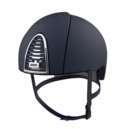 KEP Italia KEP ITALIA CROMO 2.0 JOCKEY EQUESTRIAN HELMET TEXTURED NAVY