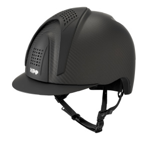 KEP ITALIA E-LIGHT MATT KASK JEŹDZIECKI MATT VISOR CZARNY