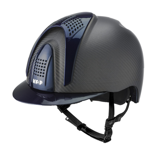 KEP Italia KEP ITALIA E-LIGHT MATT EQUESTRIAN HELMET BLACK / BLUE