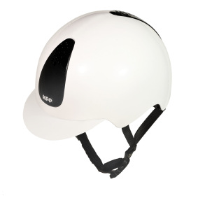 KEP ITALIA KEPPY KIDS' EQUESTRIAN HELMET WHITE / BLACK