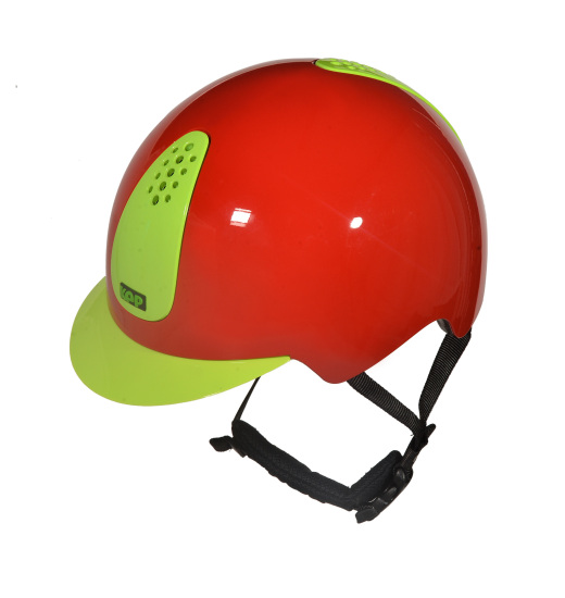 KEP Italia KEP ITALIA KEPPY KIDS' EQUESTRIAN HELMET RED / DARK GREEN