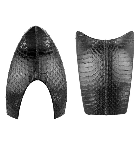 KEP Italia KEP ITALIA HELMET FRONT AND BACK INSERTS SNAKE POLISH BLACK