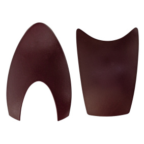 KEP ITALIA HELMET FRONT AND BACK INSERTS LEATHER BURGUNDY