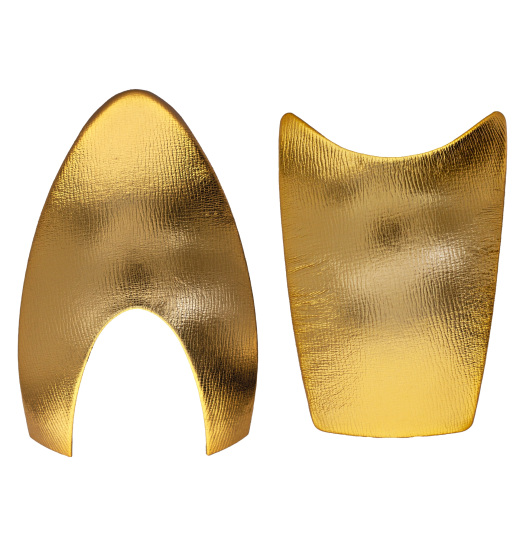KEP Italia KEP ITALIA HELMET FRONT AND BACK INSERTS LEATHER POLISH GOLD