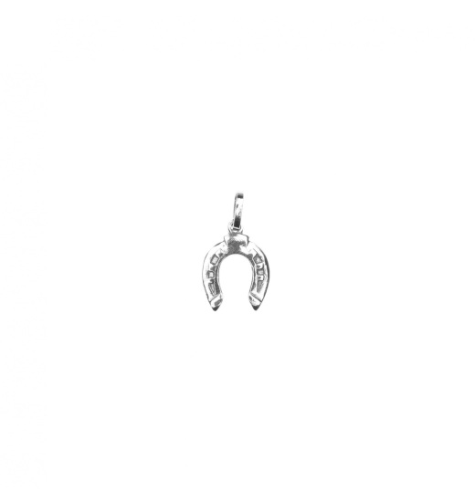 Rubin Royal RUBIN ROYAL 925 SILVER EQUESTRIAN NECKLACE PENDANT LUCKY HORSESHOE