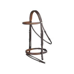 PRESTIGE ITALIA LEATHER BRIDLE E87 - 1 in category: Snaffle bridles for horse riding