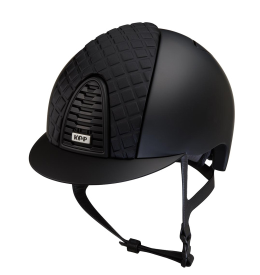 KEP Italia KEP ITALIA CROMO 2.0 RIDING HELMET TEXTILE BLACK SATIN MILANO COLLECTION