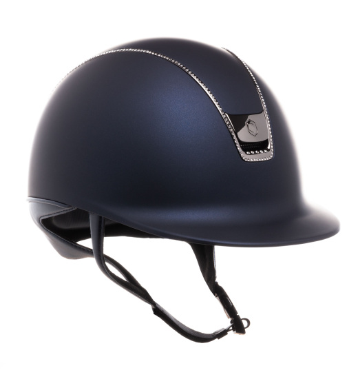 Samshield SAMSHIELD SHADOWMATT 2.0 / SCHWARZER CHROM FULL SWARO / SCHWARZERCHROM / MARINEBLAUER HELM