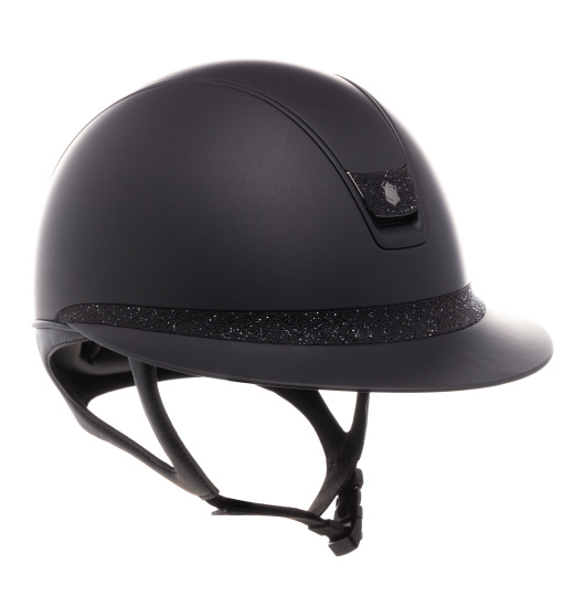 Samshield SAMSHIELD MISS SHIELD 2.0 SHADOWMATT / SHINY CRYSTAL FABRIC BLK FRONTAL BLAZON / MATT BLK TRIM / BLACK