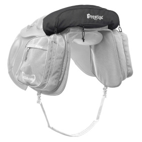 PRESTIGE ITALIA L22 VERBREITETE HINTERTASCHE F&Uuml;R ATENAS&Auml;TTEL SCHWARZ