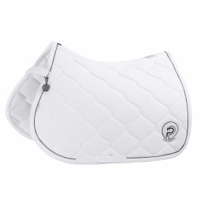 ESKADRON SOFTSHELL EMBLEM EQUESTRIAN SADDLE PAD PLATINUM