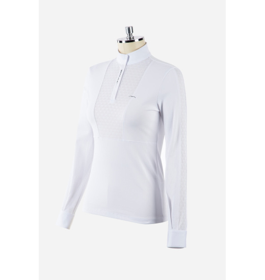 Animo ANIMO BRULLA WOMEN'S RIDING POLO SHIRT WITH LONG SLEEVES