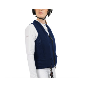 FREEJUMP AIRBAG VEST FOR HORSEBACK RIDING SLIM FIT NAVY