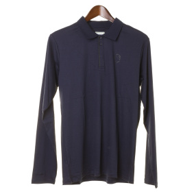 SAMSHIELD DORIAN CARBON JEŹDZIECKA KOSZULKA POLO Z DŁUGIM RĘKAWEM MĘSKA