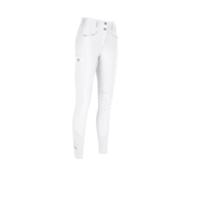 PIKEUR LAURE SD WOMEN'S HIGH WAISTED RIDING BREECHES WHITE