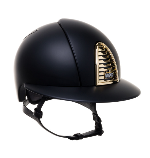 KEP Italia KEP ITALIA CROMO 2.0 TEXTILE HELMET MIRROR GOLD / CRISTALLI SUEDE LOGO BLACK