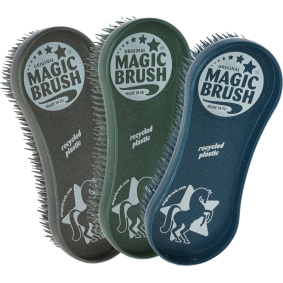 MAGIC BRUSH CORNFLOWERS SET OF THREE HORSE BRUSHES