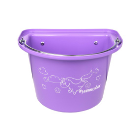 KERBL FEED BOWL FOR HORSES YUMMY 12 L LAVENDER