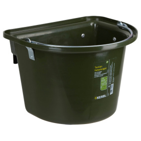 KERBL FEED BUCKET FOR HORSES 12 L OLIVE