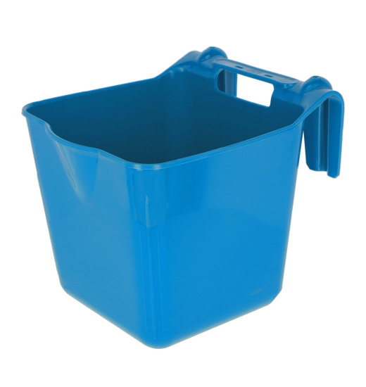 KERBL KERBL HANGON HORSE FEEDING BUCKET RECTANGULAR BLUE 13 L