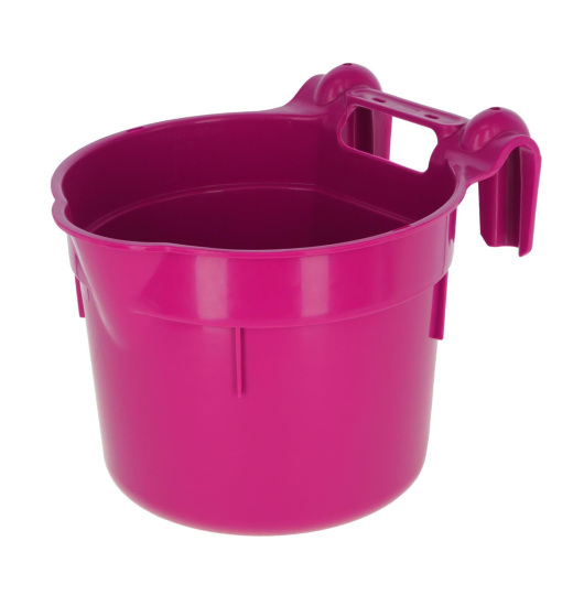 KERBL KERBL HANGON HORSE FEEDING BUCKET ROUND PINK, 8 L