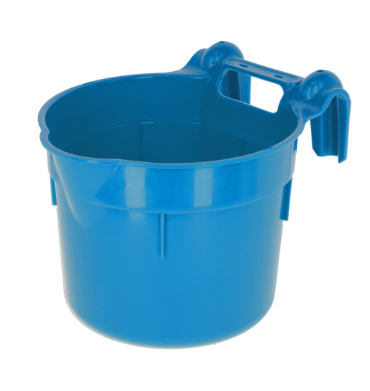 KERBL KERBL HANGON HORSE FEEDING BUCKET ROUND BLUE 8 L