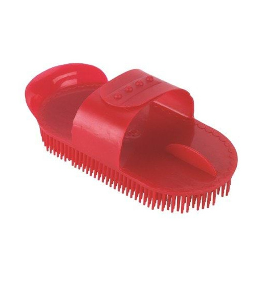KERBL KERBL CURRY COMB FOR HORSES RED