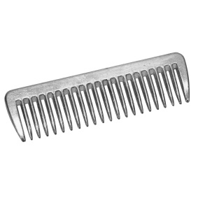 COVALLIERO HORSE MANE COMB ALUMINUM 9 CM