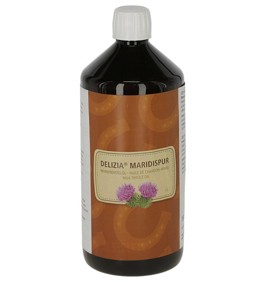 KERBL KERBL OLEJ Z OSTROPESTU PLAMISTEGO DLA KONIA DELIZIA 1000 ML