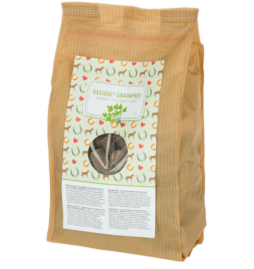 KERBL KERBL TREATS FOR HORSES DELIZIA GRAINFREE HERBS 1 KG