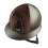 KEP ITALIA CROMO 2.0 TEXTILE EQUESTRIAN HELMET MILANO VELVET SHINING BROWN