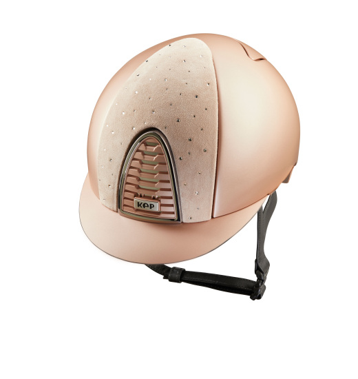 KEP Italia KEP ITALIA CROMO 2.0 METAL OPAQUE PEACH KASK JEŹDZIECKI DROP POWDER R&Oacute;ŻOWY