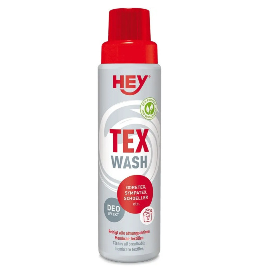 Hey Sport HEY SPORT TEX WASH ŚRODEK DO PRANIA JEŹDZIECKICH TKANIN TECHNICZNYCH 250 ML