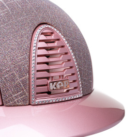 KEP ITALIA CROMO 2.0 DIAMOND HELMET GALASSIA/CIPRIA CHIN/CRYST DIAMOND FRAME/ZIRCONI RG LOGO PINK