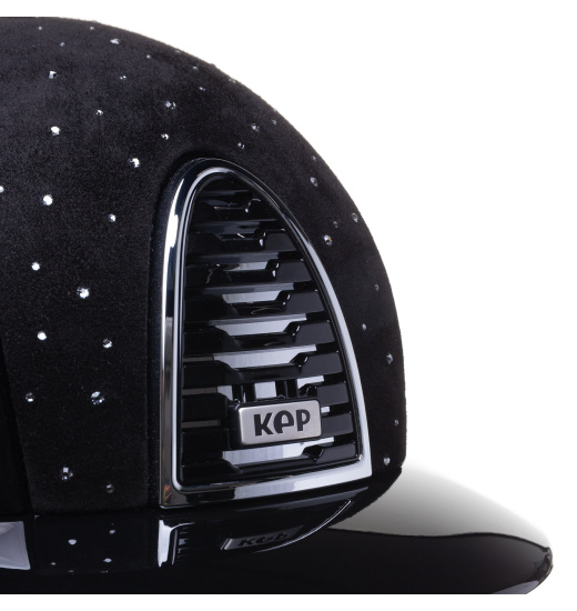 KEP Italia KEP ITALIA CROMO 2.0 POLISH BLACK EQUESTRIAN HELMET DROP BLACK