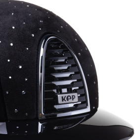 KEP ITALIA CROMO 2.0 POLISH BLACK KASK JEŹDZIECKI DROP BLACK CZARNY