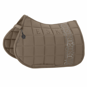 ESKADRON BIG SQUARE SOFTSHELL RIDING SADDLE PAD PLATINUM