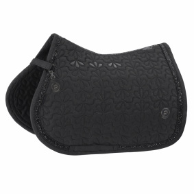 ESKADRON SPARKLE JEWEL RIDING SADDLE PAD PLATINUM