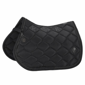 ESKADRON HIGHGLOSS PEARLS RIDING SADDLE PAD PLATINUM